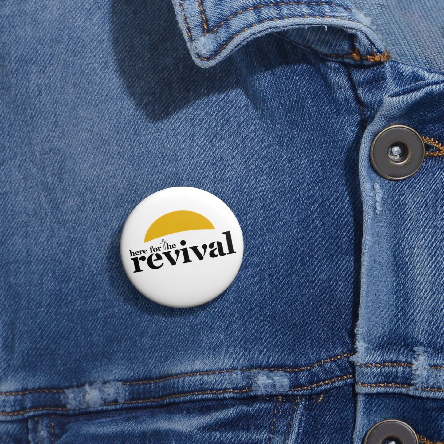 Revival Christian Pin Buttons